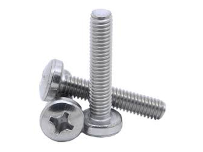 Cross Recessed Raised Cheese Head Screws [PAN Philip Screws]