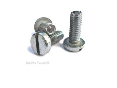 Slotted Pan Head Screws with Large Head